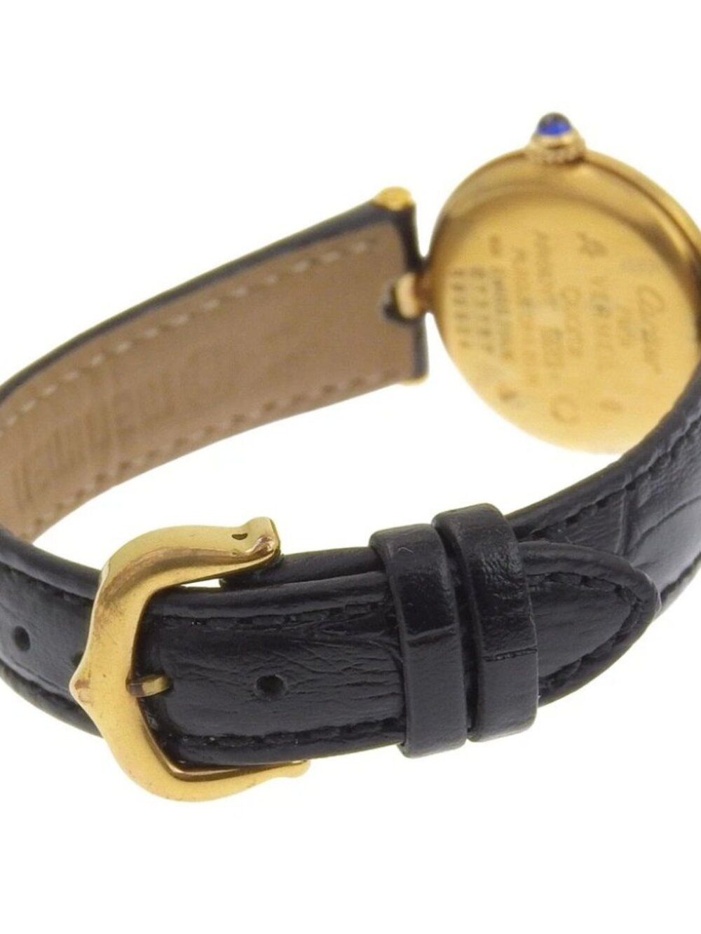 CARTIER Must Vendome Watches 590004 Vermeille cal.90 gold goldDial Silver9... - Picture 3 of 13